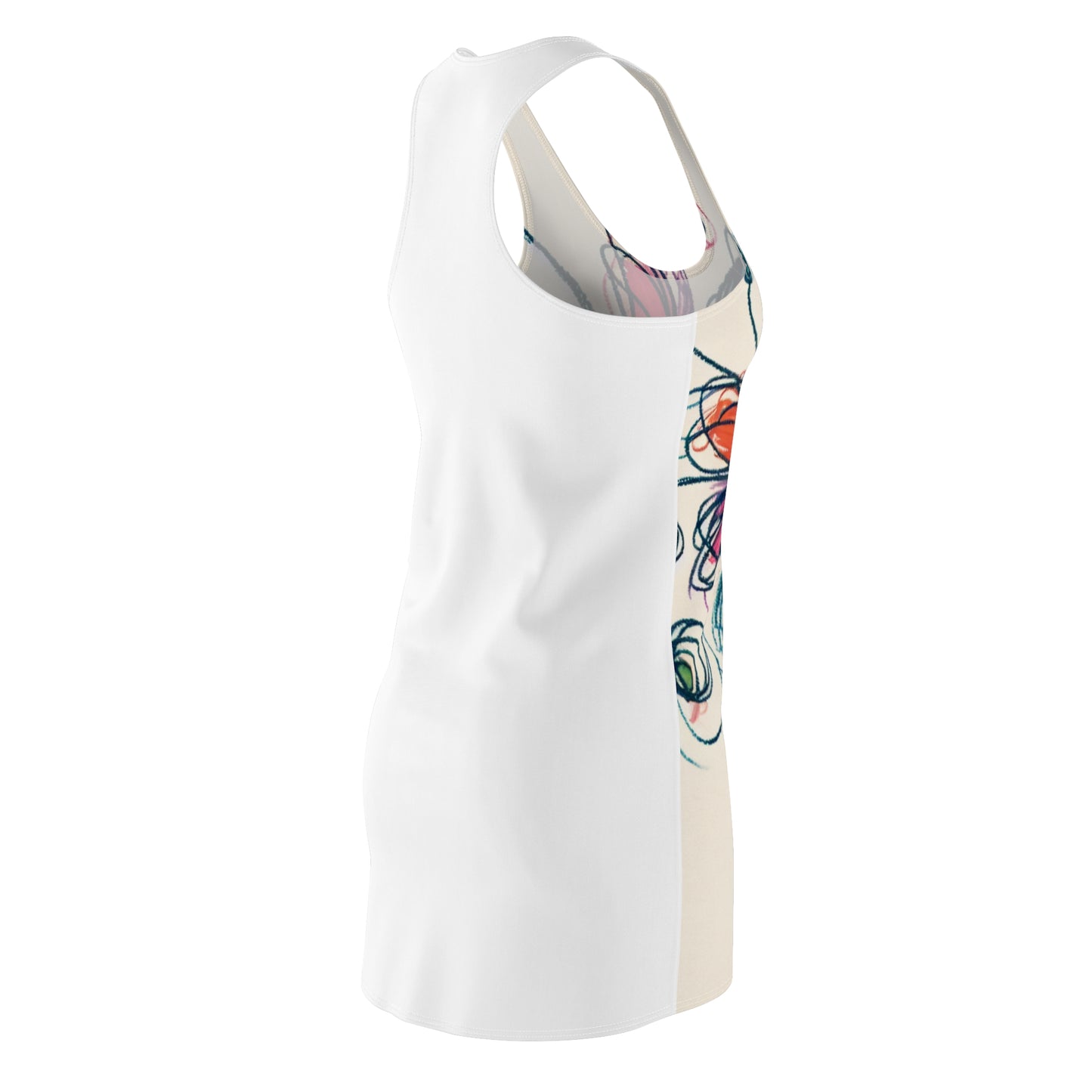 Women's Cut & Sew Racerback Dress (AOP)